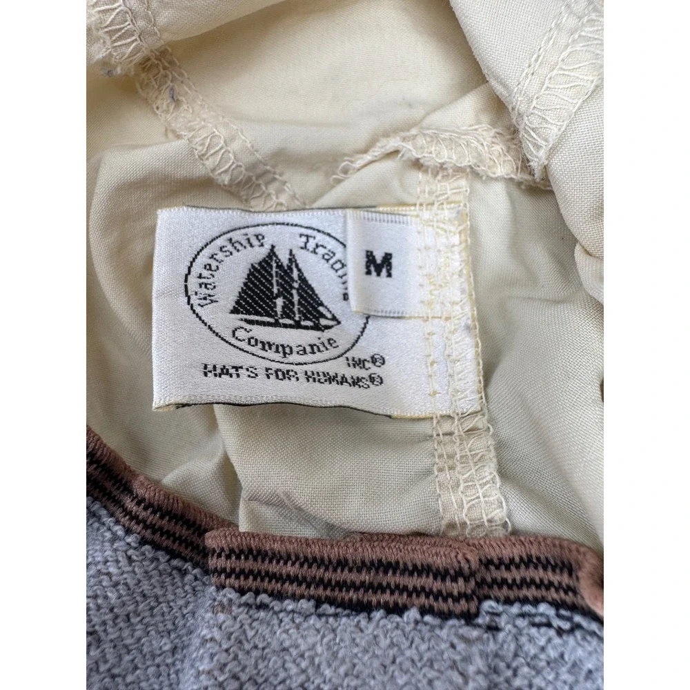 Watership Trading Companie Cape Flattery Hat M Cream Sun Boonie Fishing Vintage - Picture 5 of 5